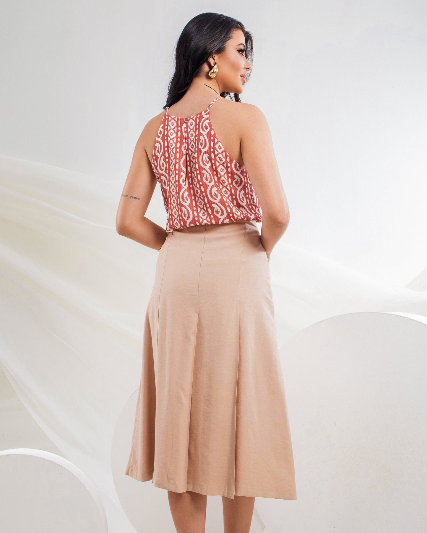 Saia Midi Pregas 09073