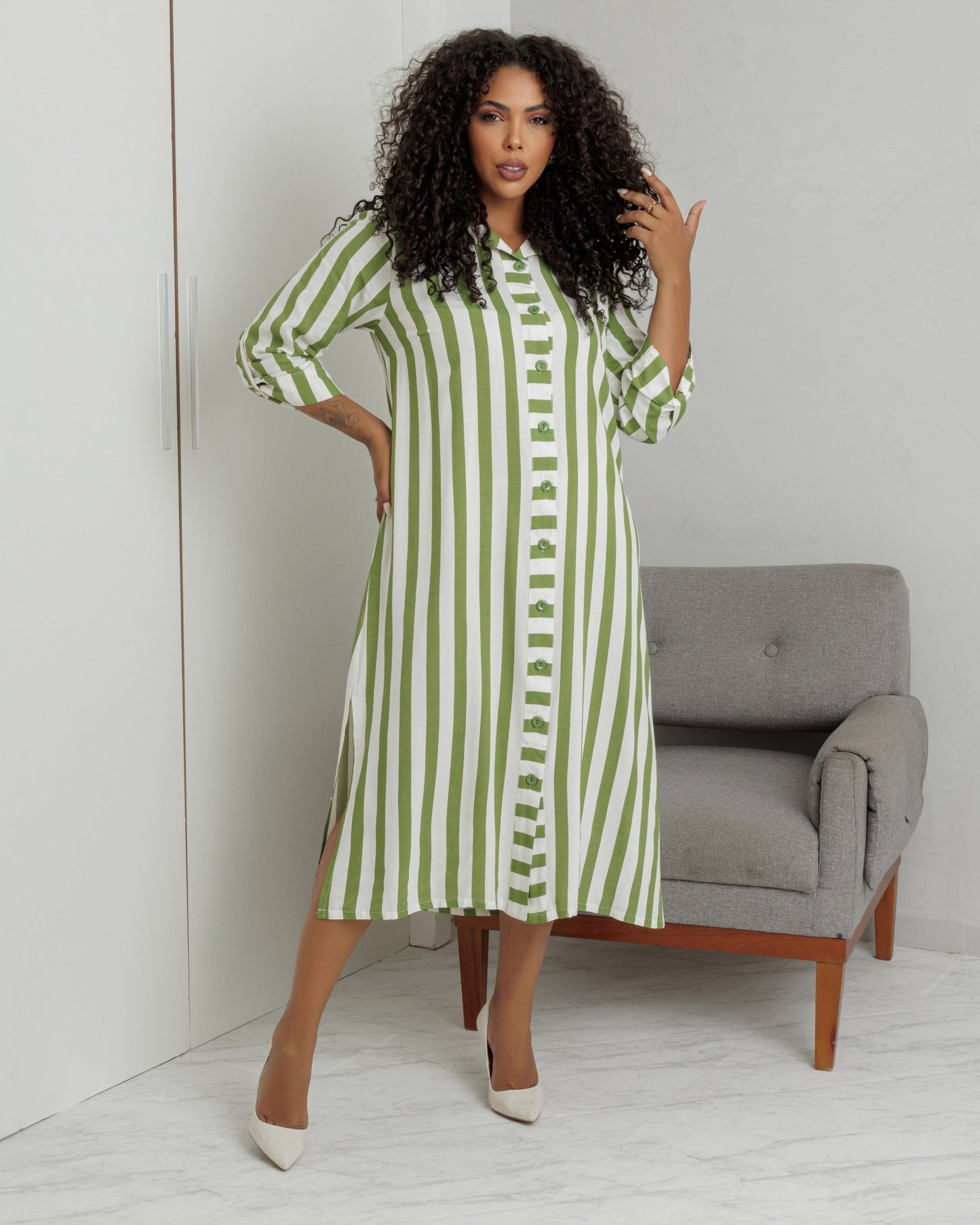 Chemise Plus Listrado
