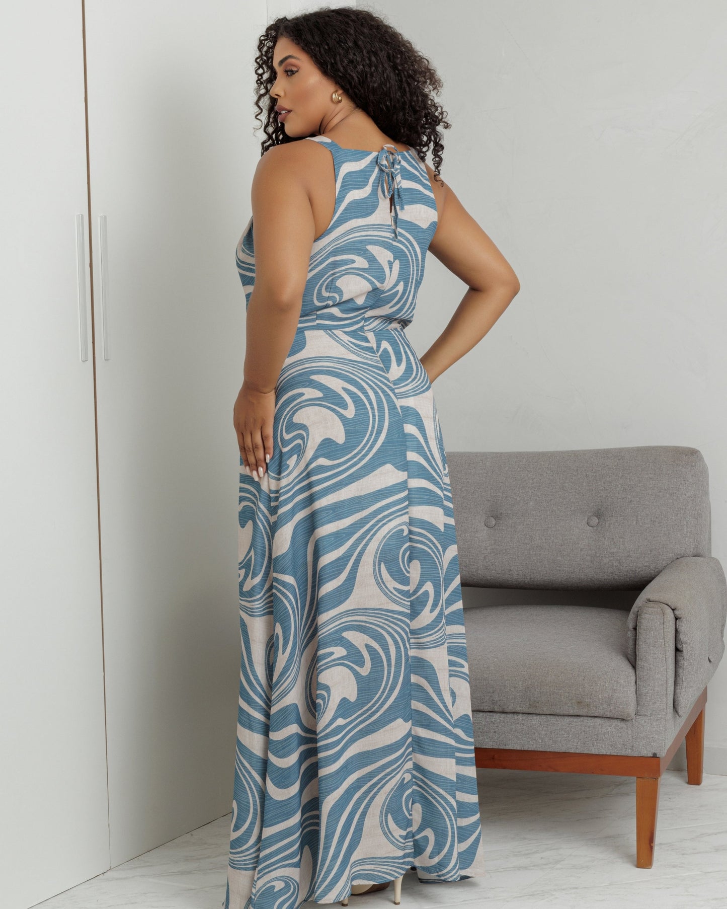 Vestido Plus Estampado 80574