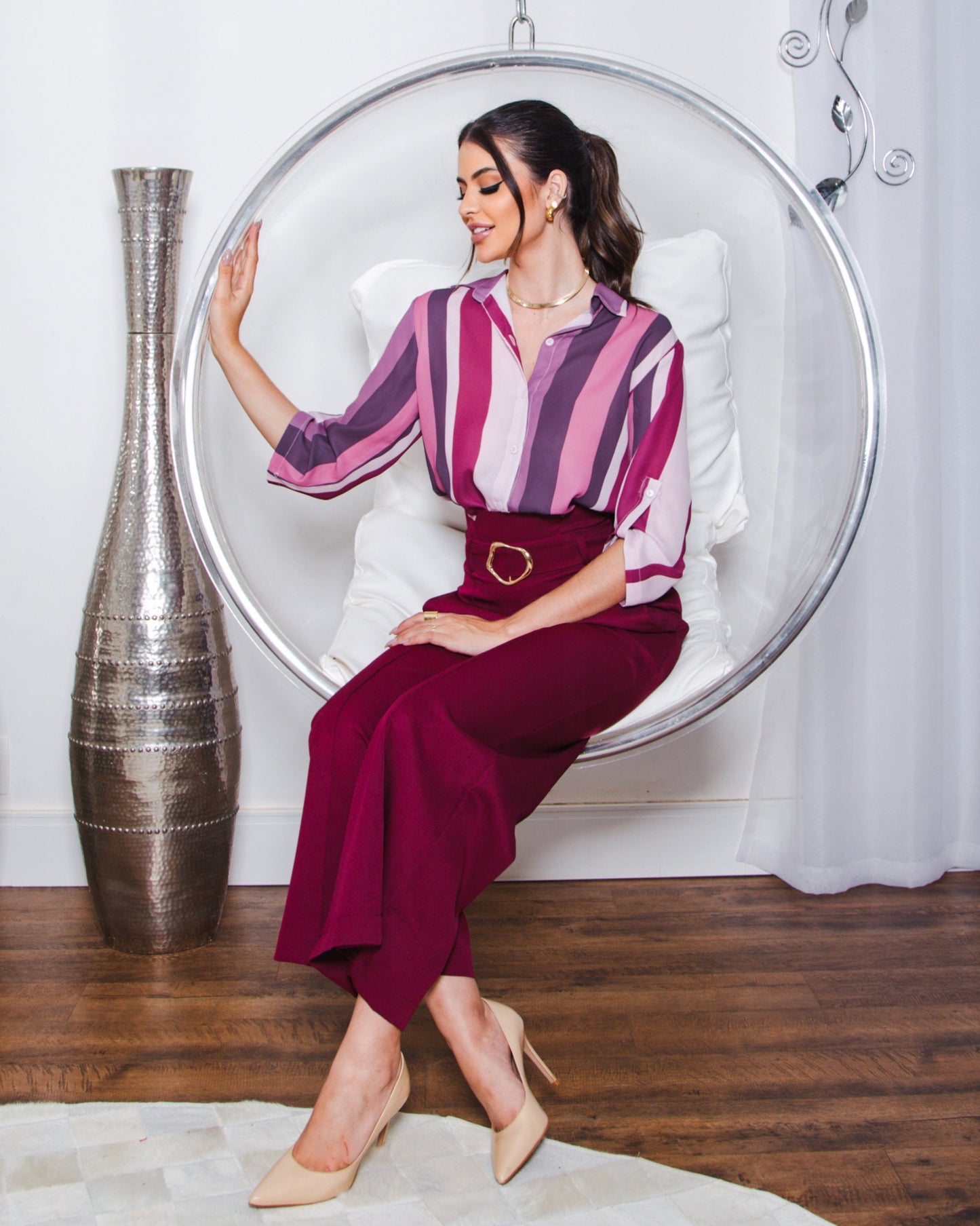 Calça Flare Alfaiataria 02933