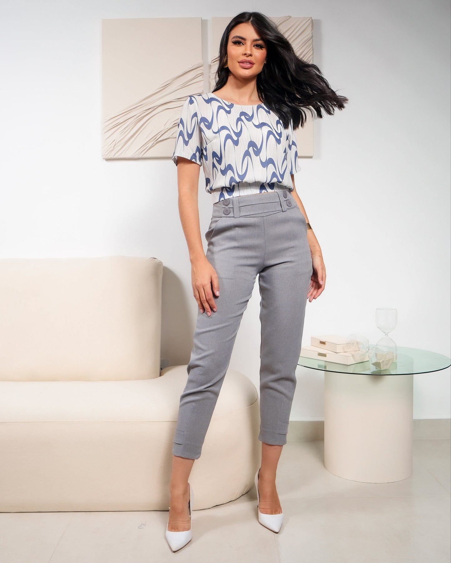 Calça Jogger Polylinho 02914