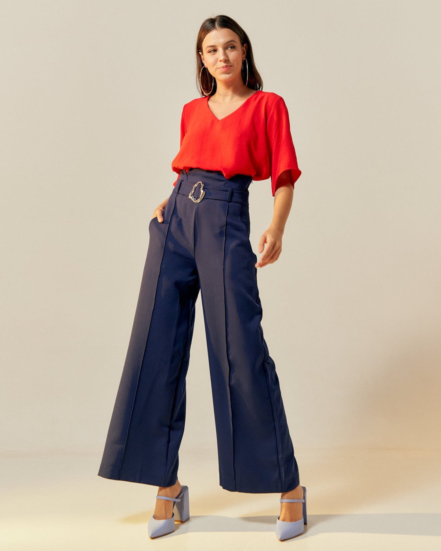 Calça Flare Alfaiataria 02933