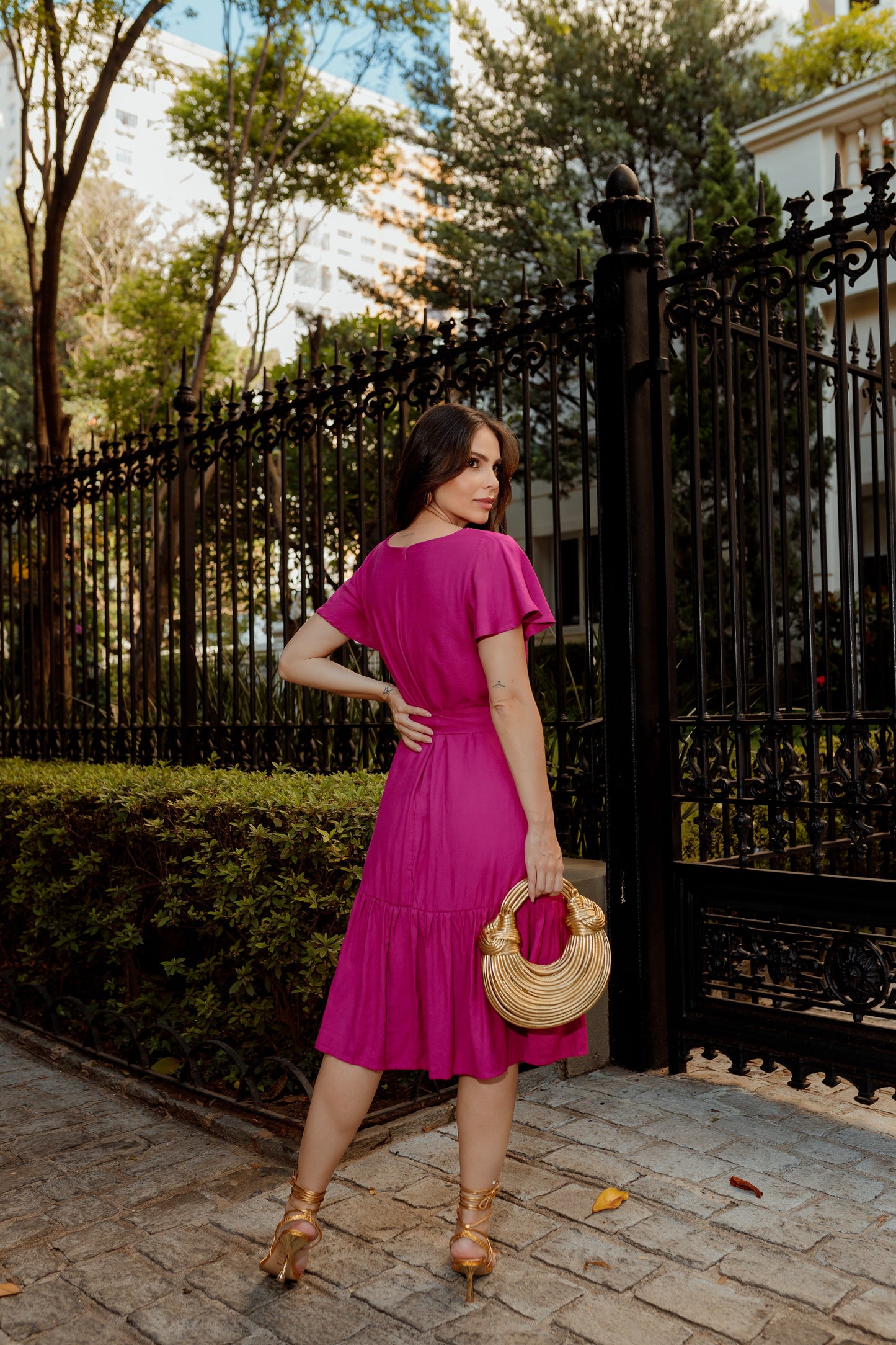 Vestido Rosa Fucsia 90100