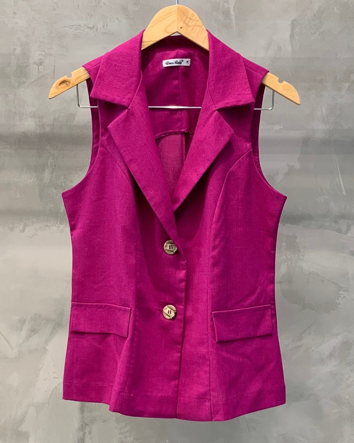 Colete de Linho Longo 90030