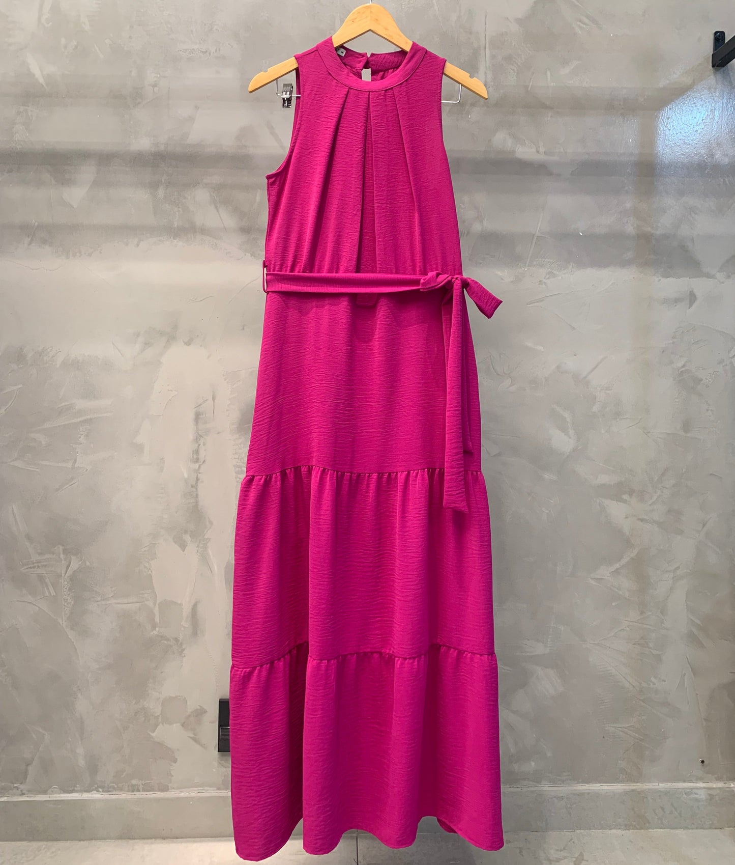 Vestido Longo Gola Alta 70603
