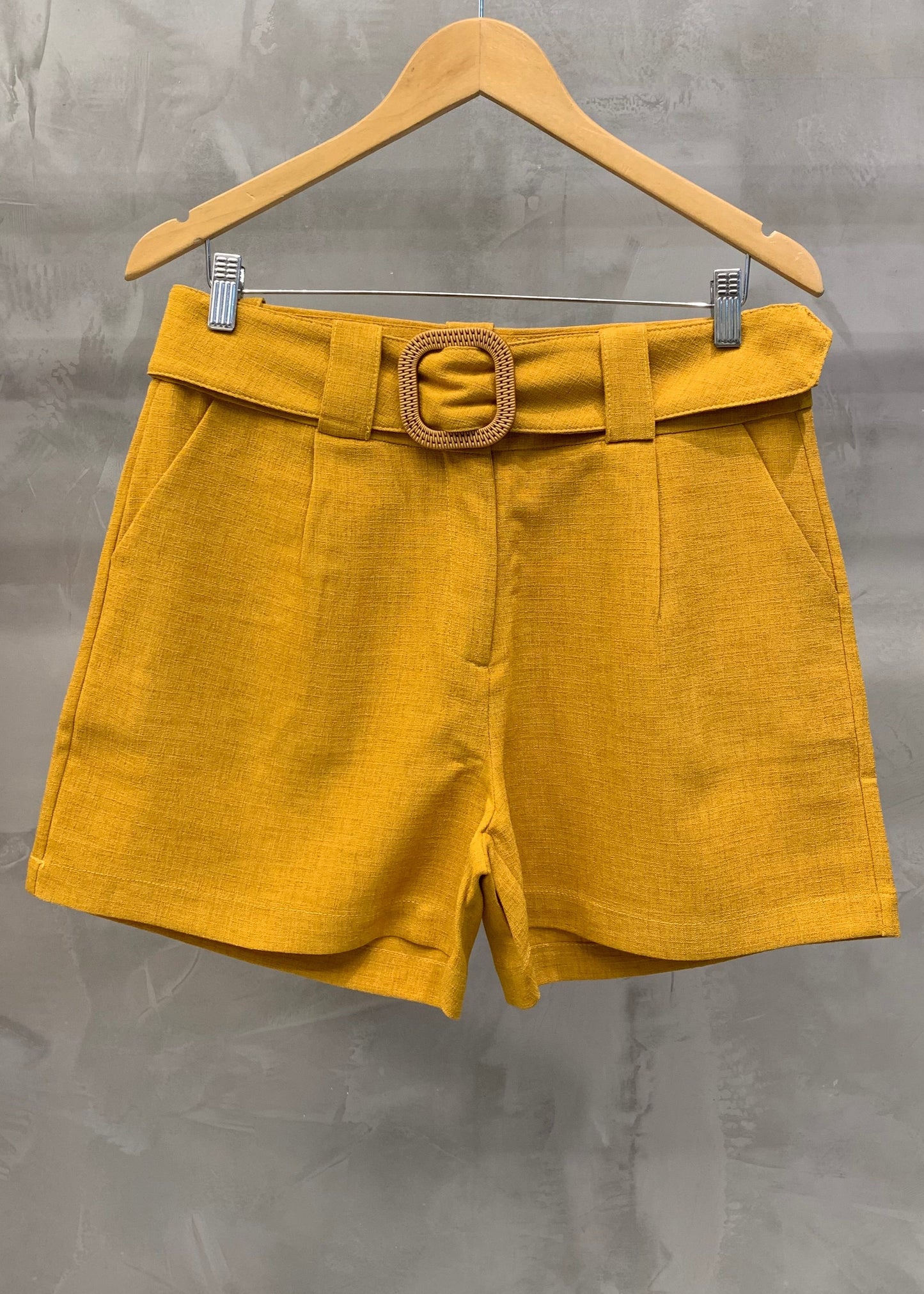 Shorts PolyLinho Cinto 02920