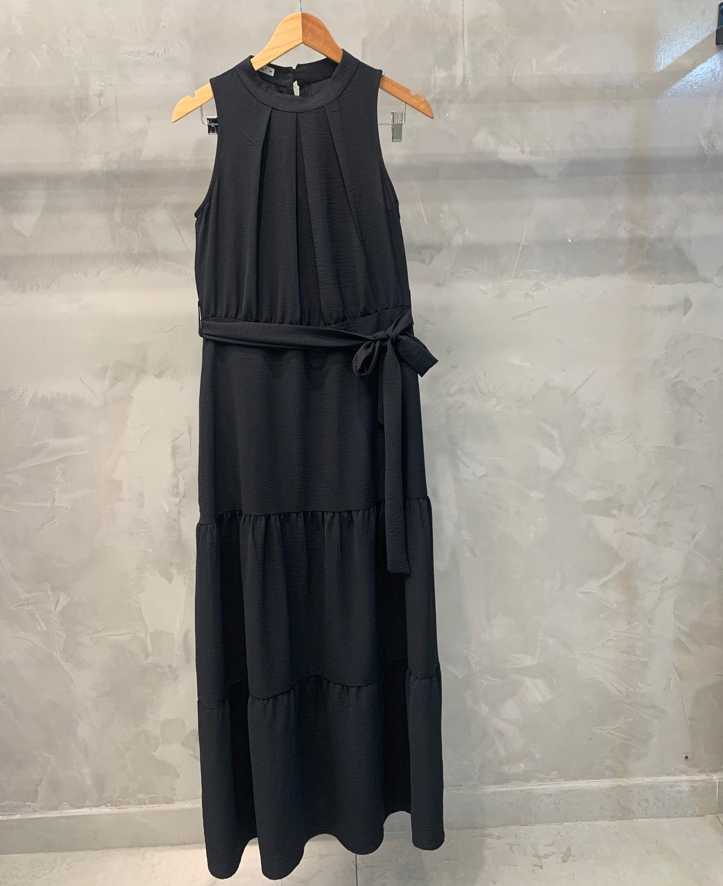 Vestido Longo Gola Alta 70603