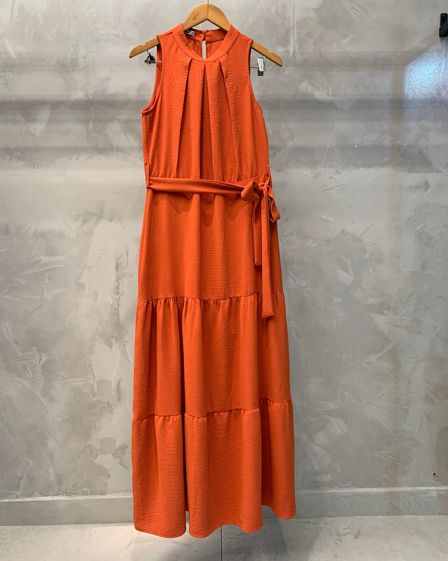 Vestido Longo Gola Alta 70603