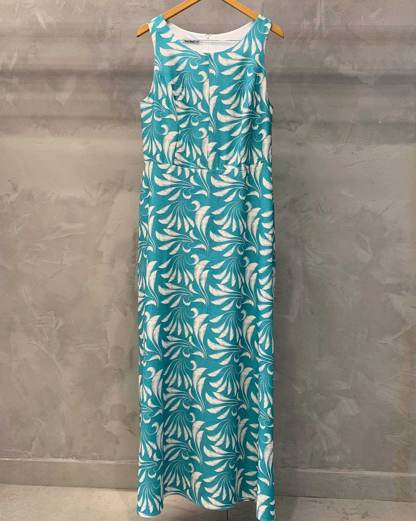 Vestido Plus Longo Estampado 50641