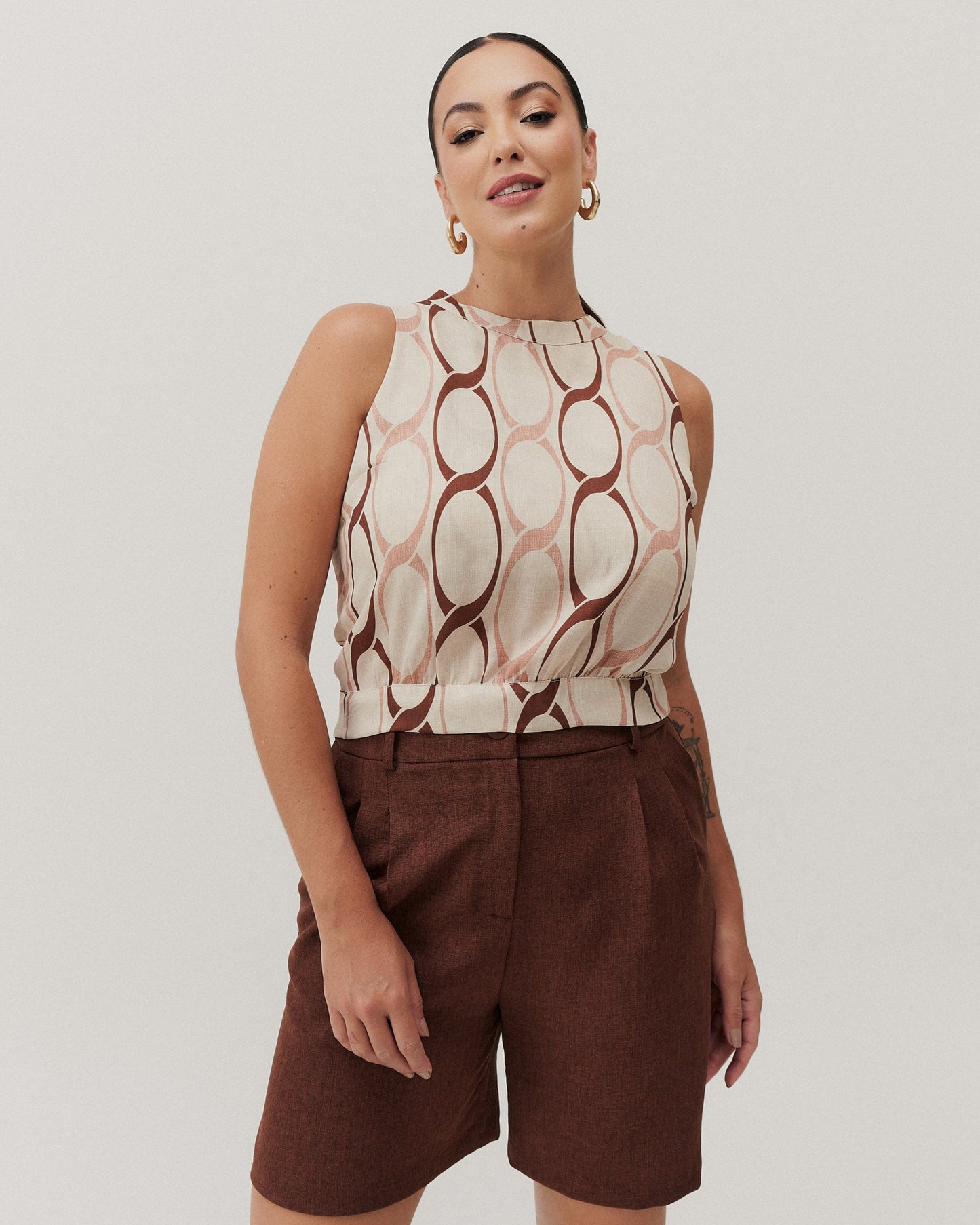 Regata Cropped Estampado 50728