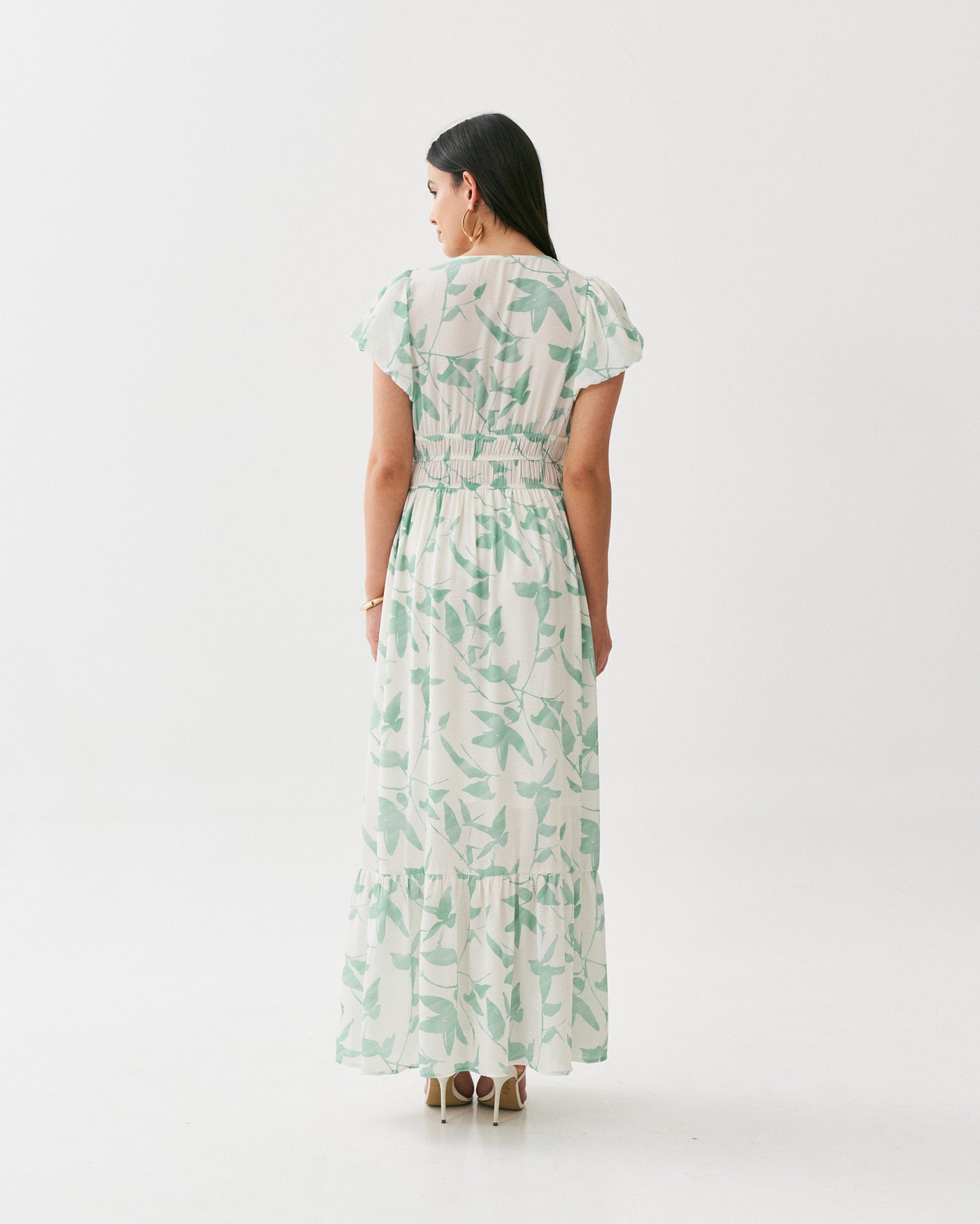 Vestido Longo Acinturado 90983