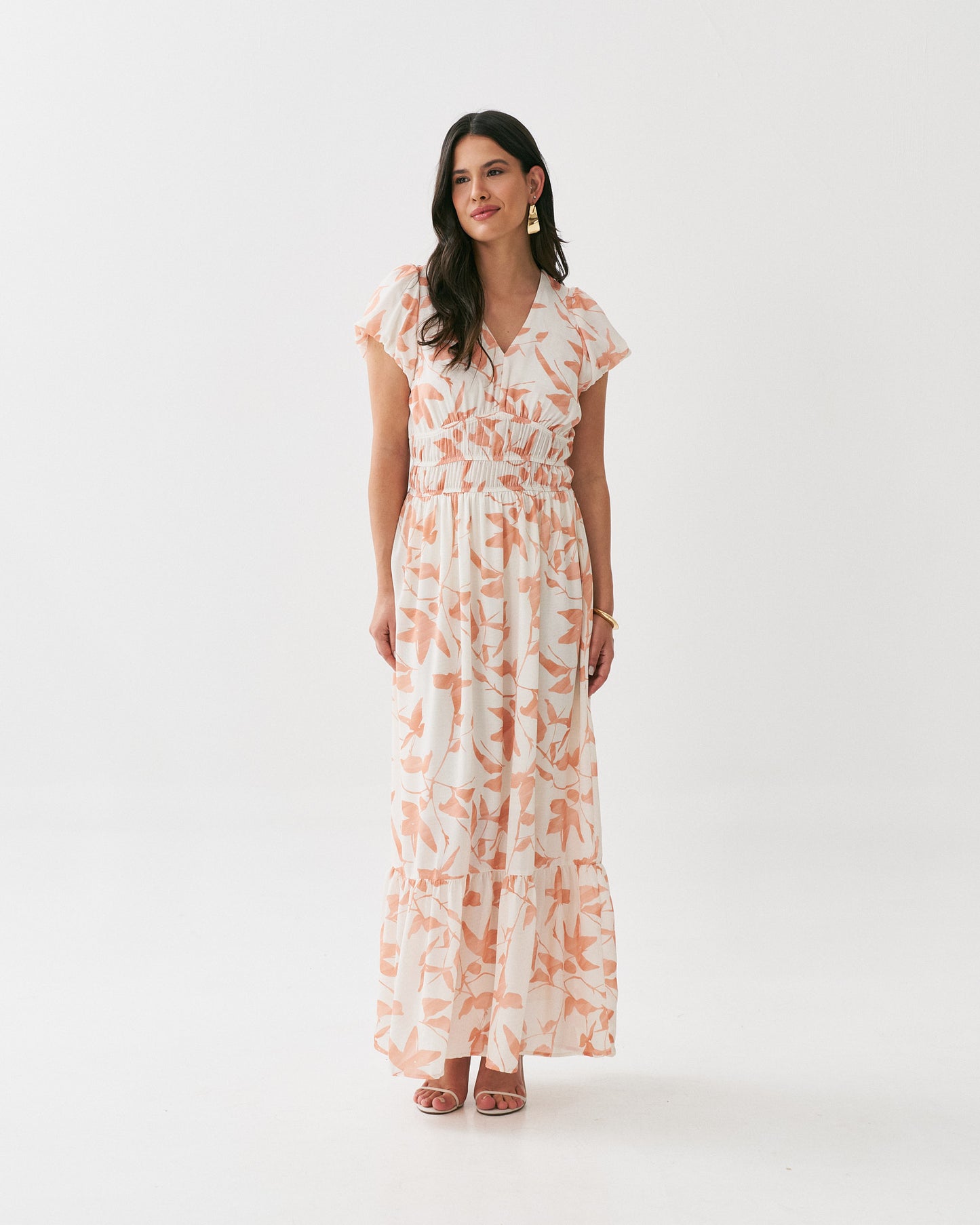 Vestido Longo Acinturado 90983