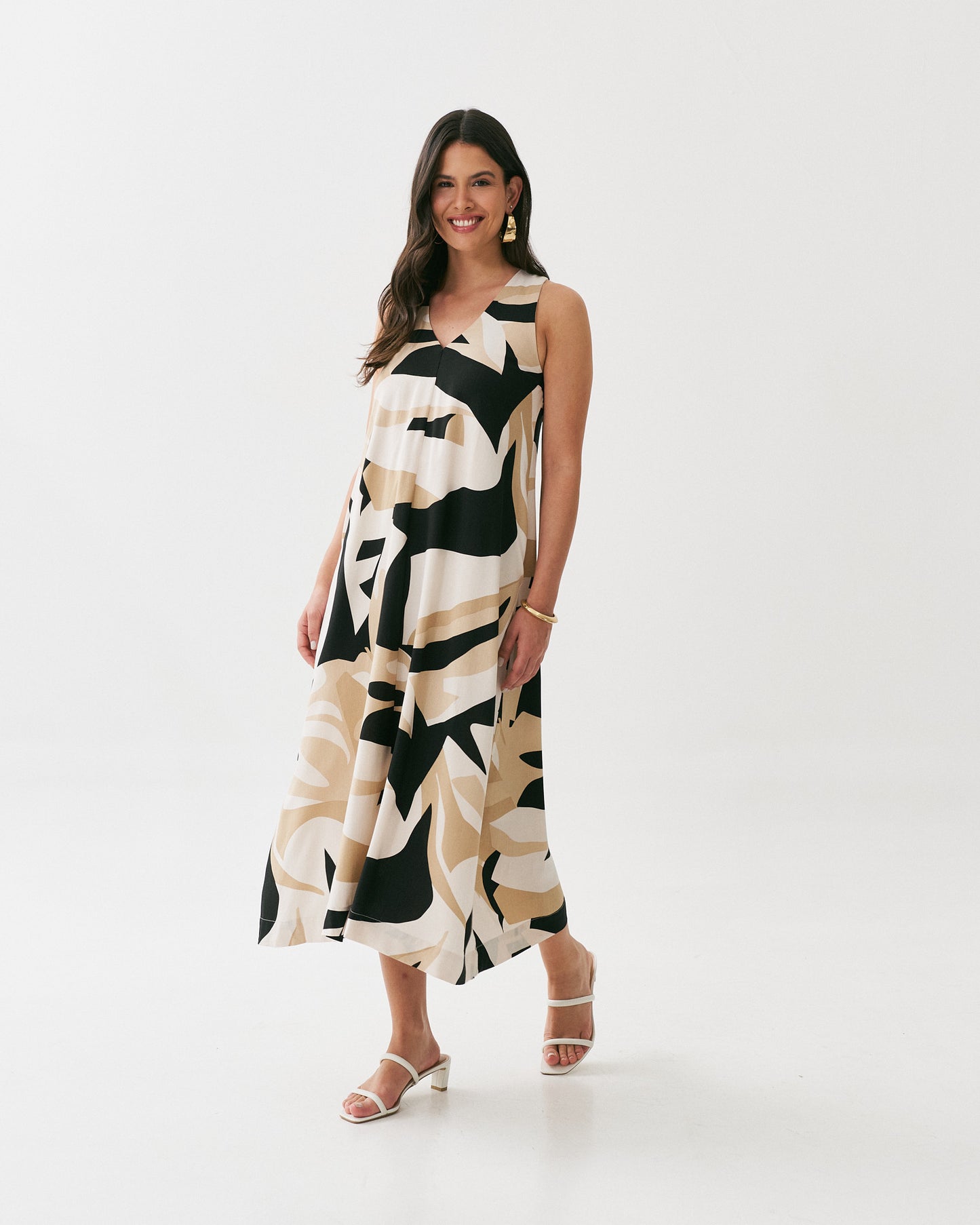 Vestido Midi Estampado 91780