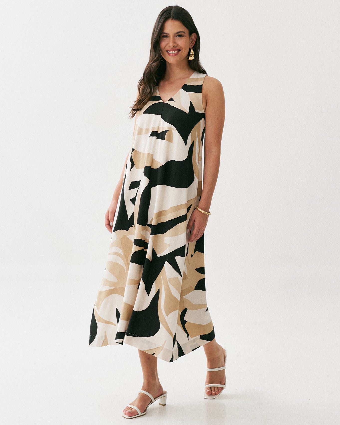 Vestido Midi Estampado 91780