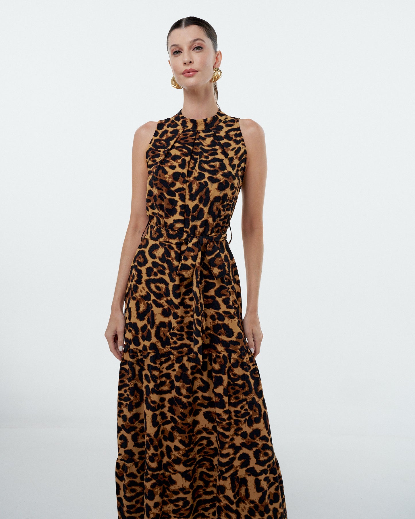 Vestido Longo Animal Print 70602