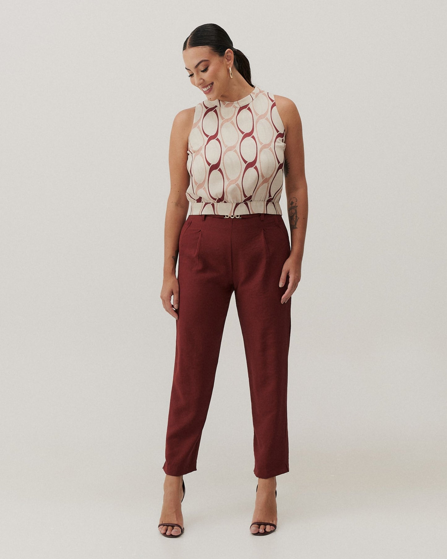 Regata Cropped Estampado 50728