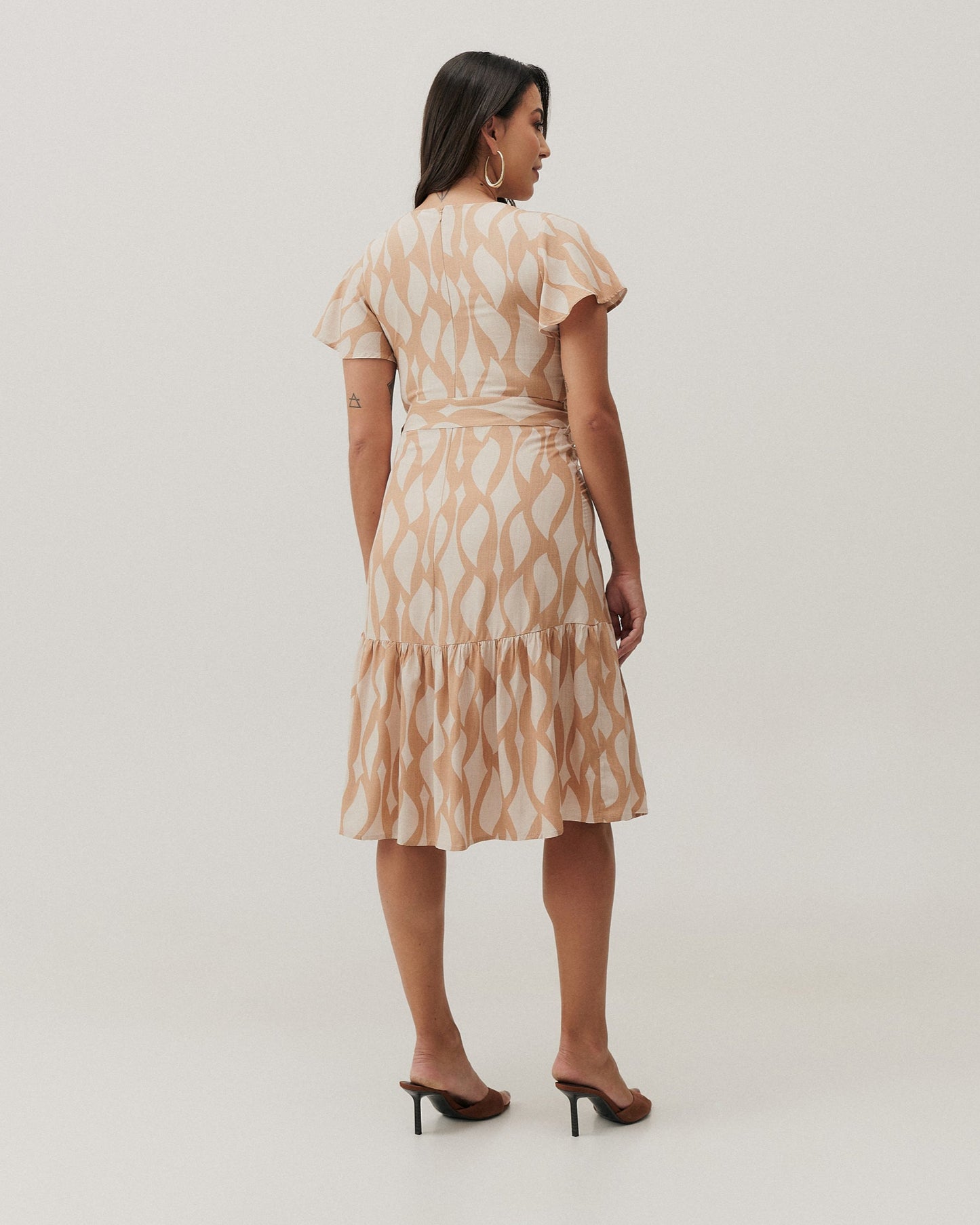 Vestido Midi Estampado 90101