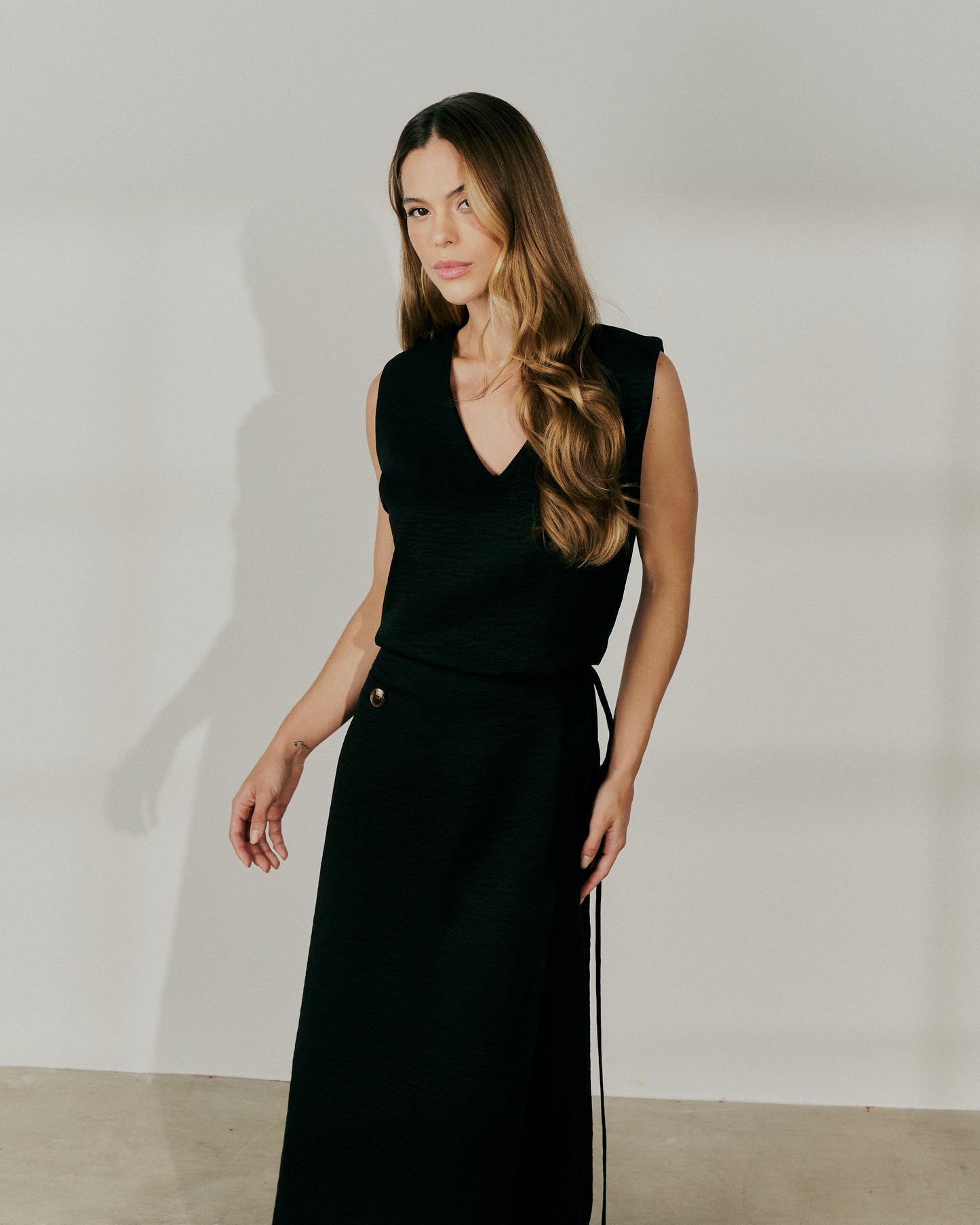 Vestido Longo Transpasse 90710