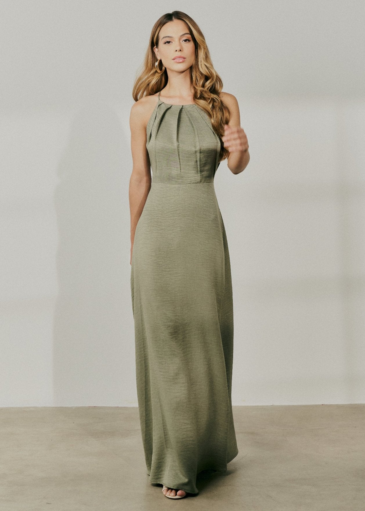 Vestido Longo Melange 47973