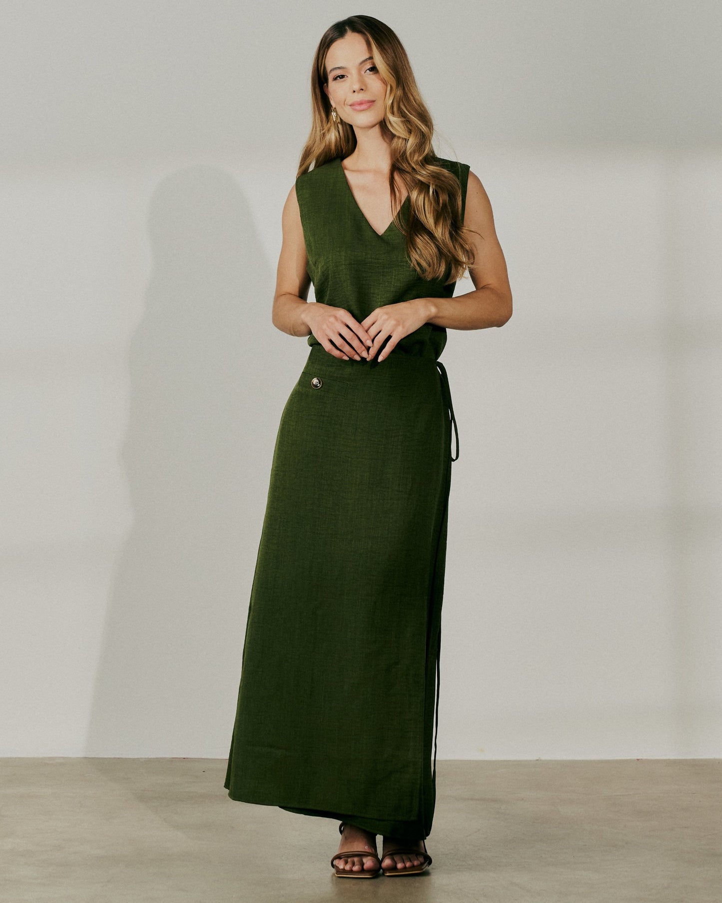 Vestido Longo Transpasse 90710