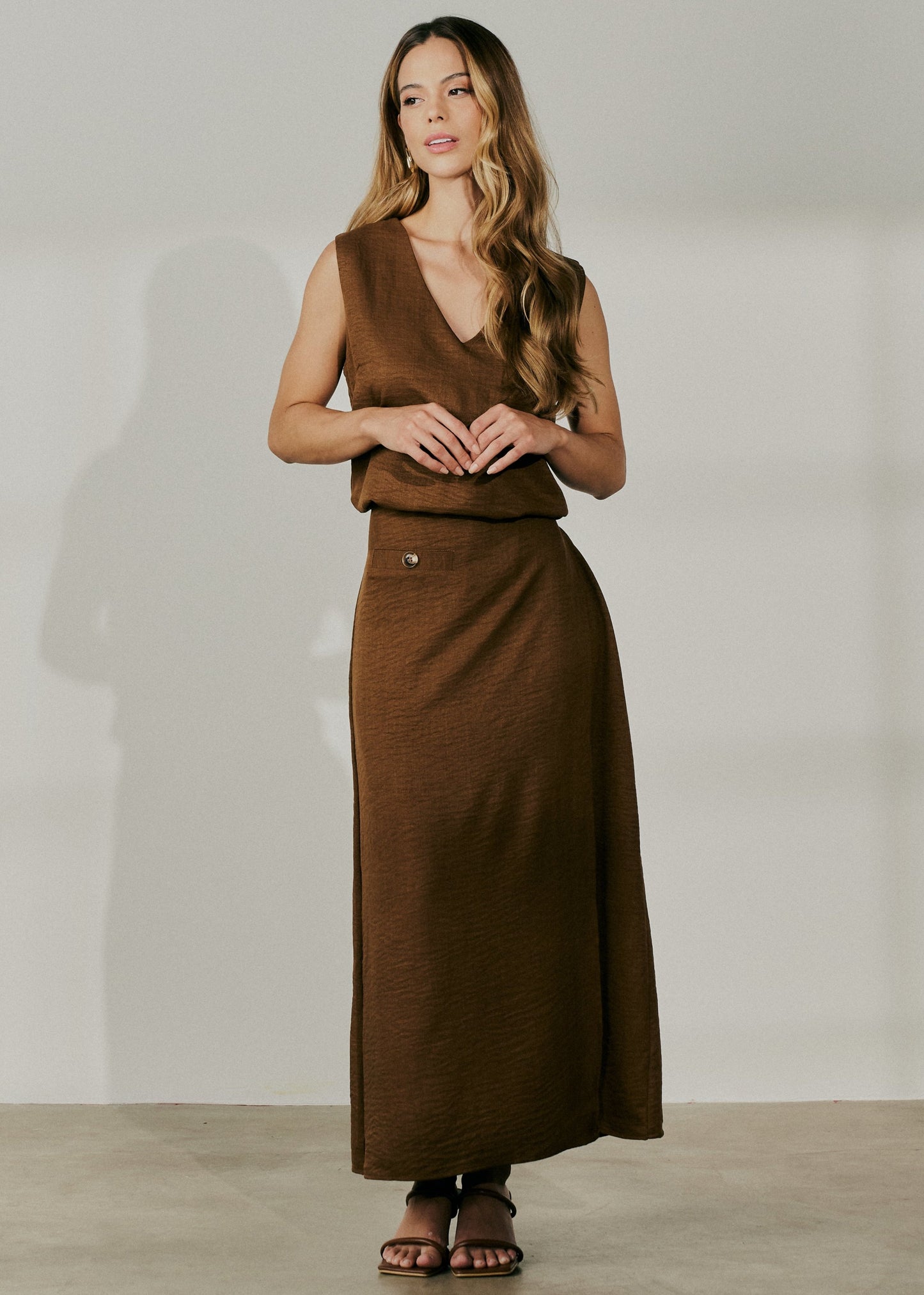 Vestido Longo Transpasse 90710