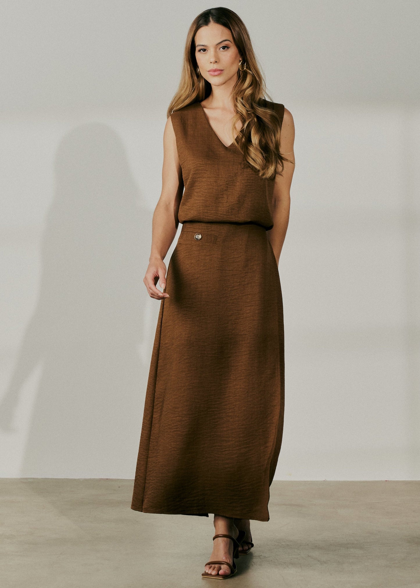 Vestido Longo Transpasse 90710