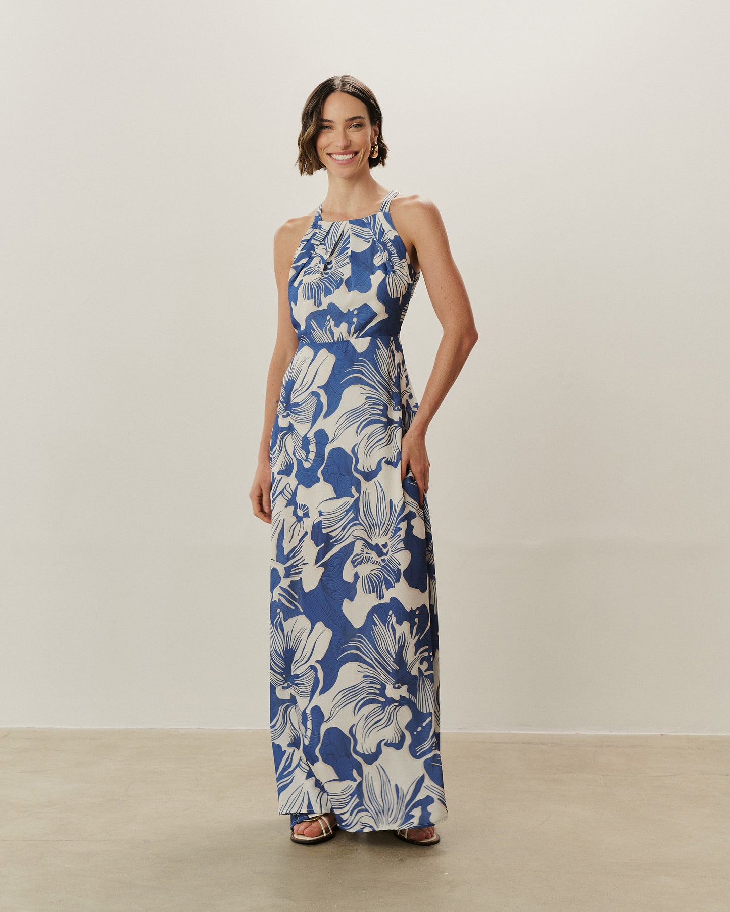 Vestido Longo Estampado 80256