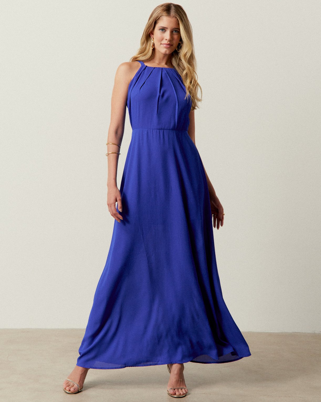 Vestido Longo Alça Larga Liso 80251