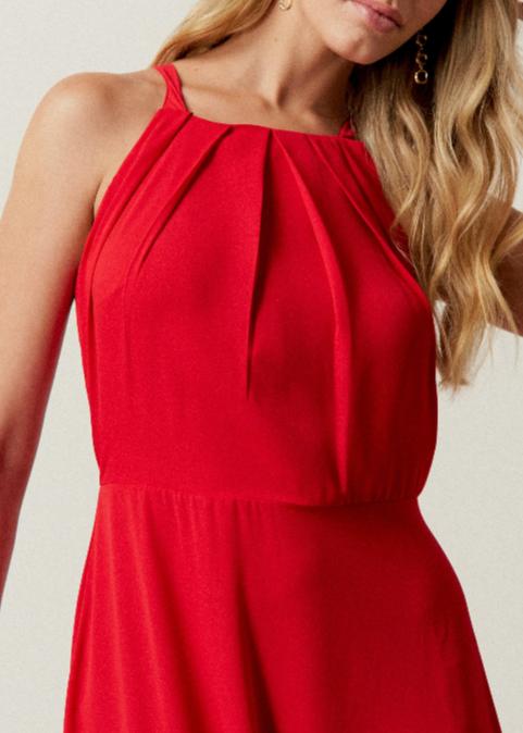 Vestido Longo Alça Larga Liso 80251