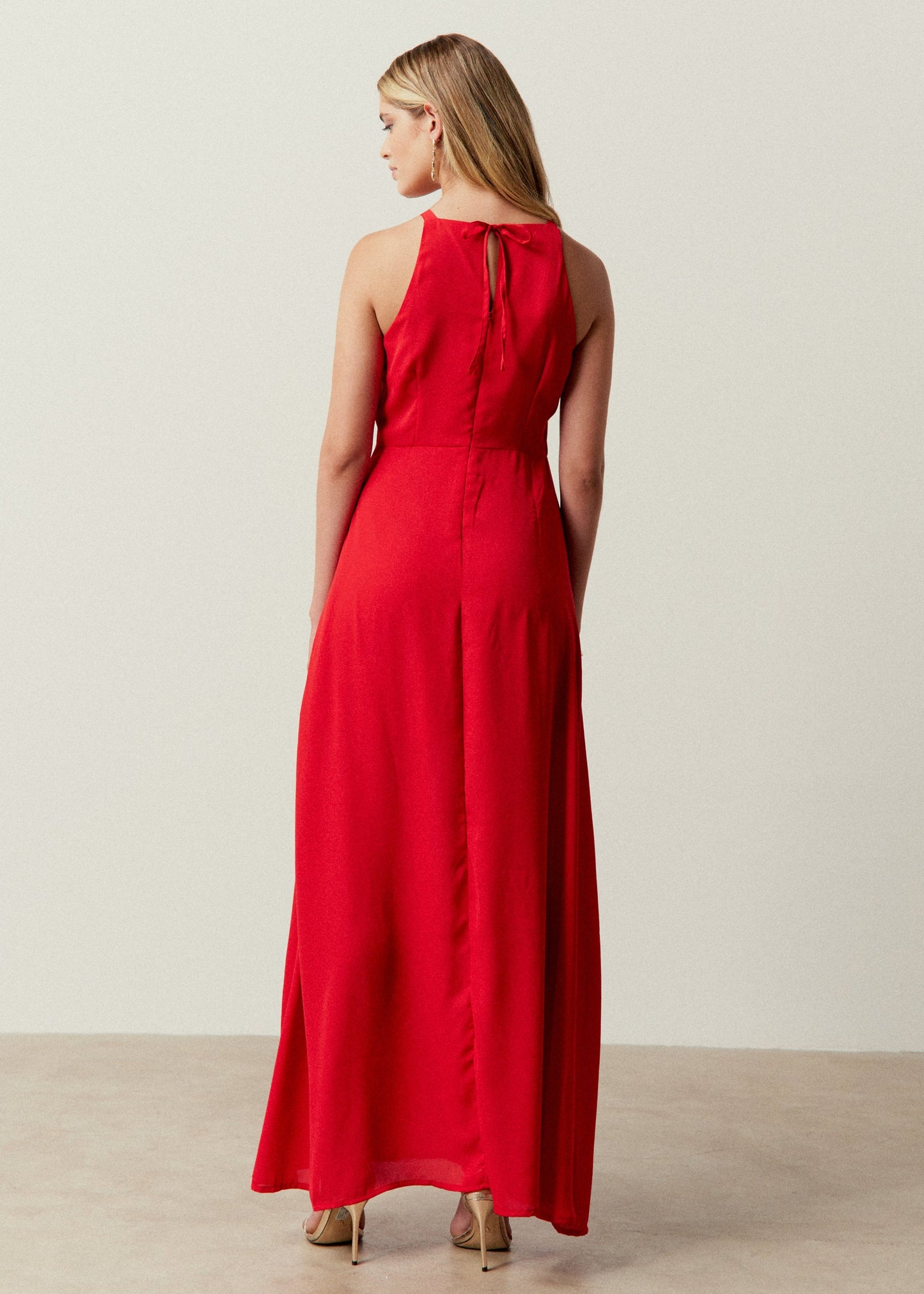 Vestido Longo Alça Larga Liso 80251