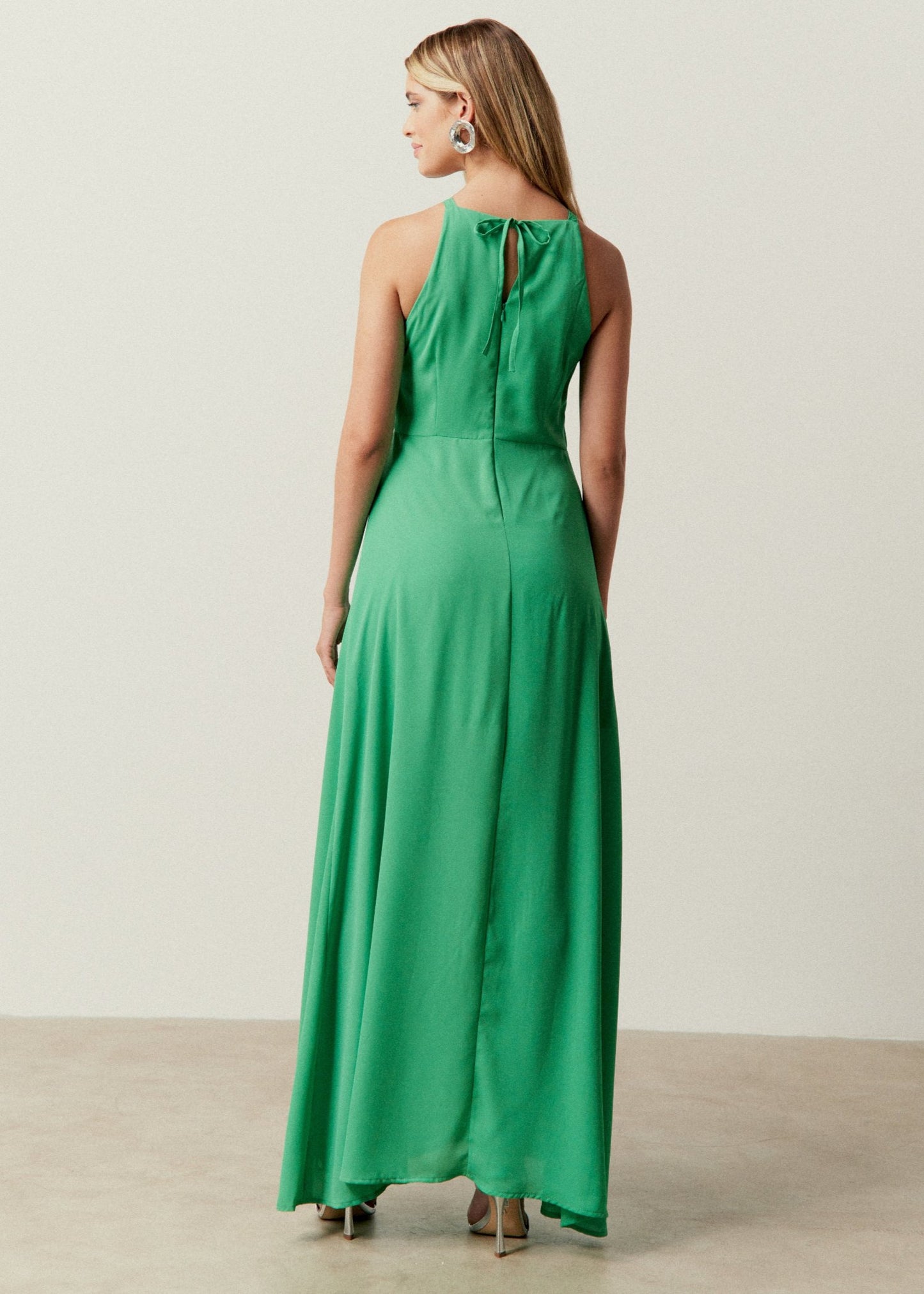 Vestido Longo Alça Larga Liso 80251