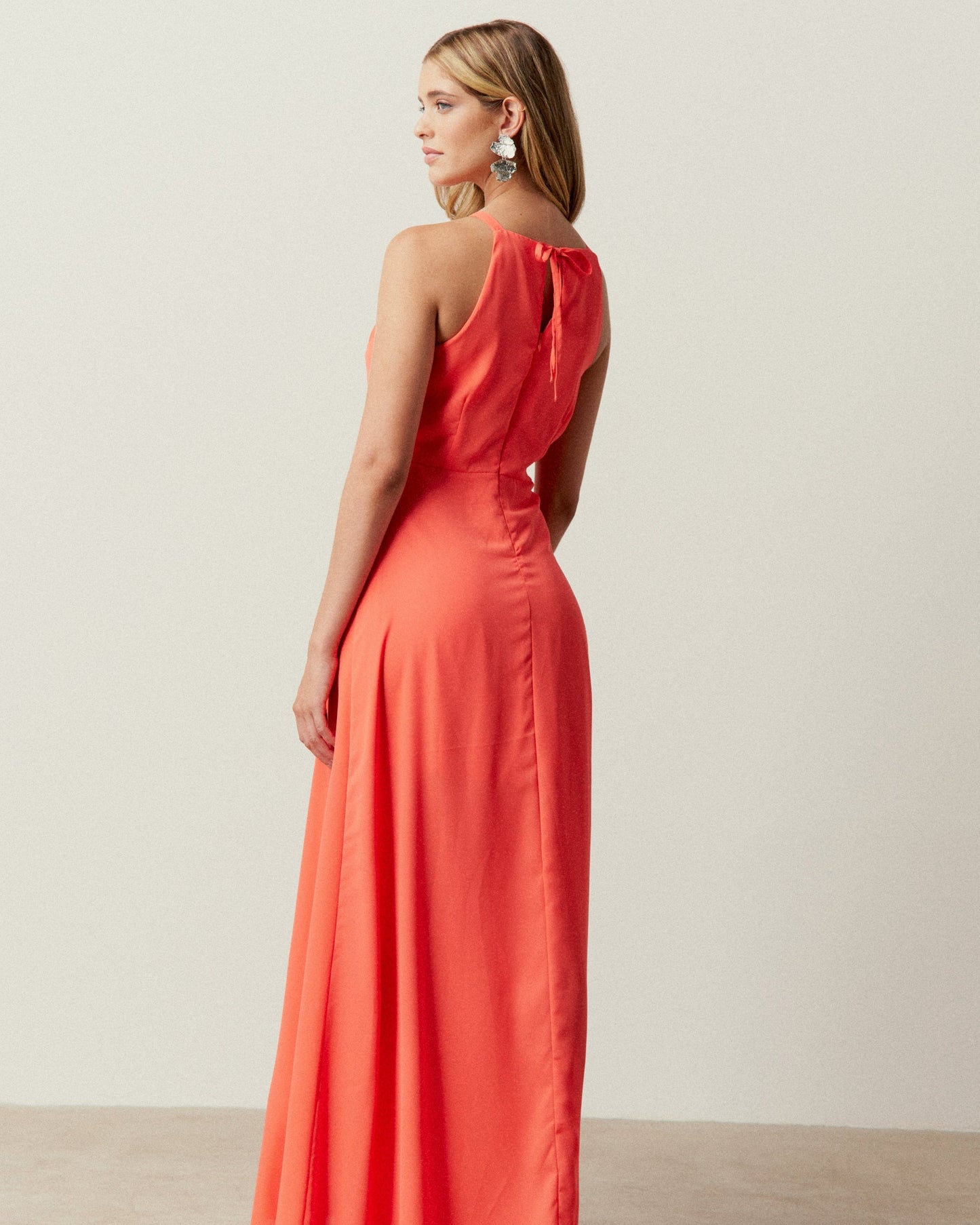 Vestido Longo Alça Larga Liso 80251