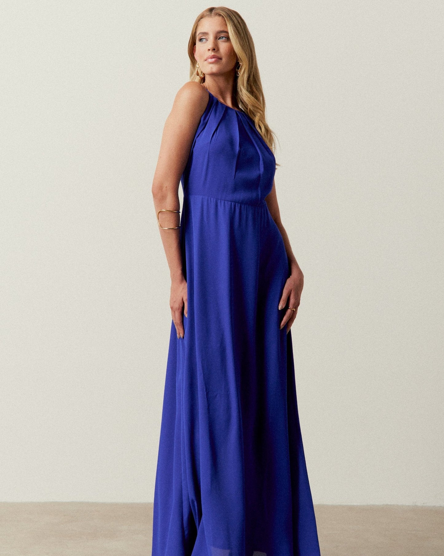 Vestido Longo Alça Larga Liso 80251