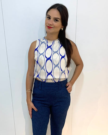 Regata Cropped Estampado 50728