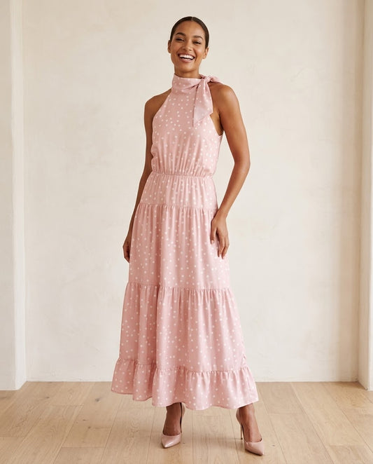 Vestido Longo De Poa Tres Marias 92680