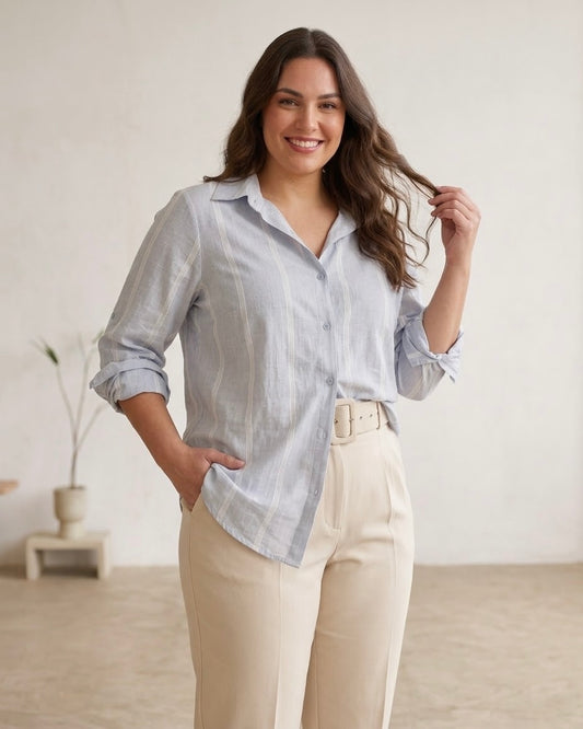 Camisa Plus Listrada 92083