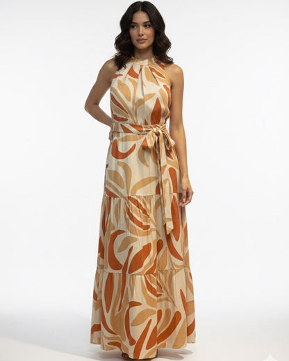 Vestido Longo Estampado 70600