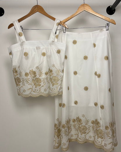 Conjunto De Lese Com Blusa e Saia 92031