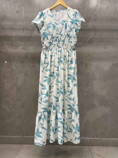 Vestido Longo Acinturado 90983