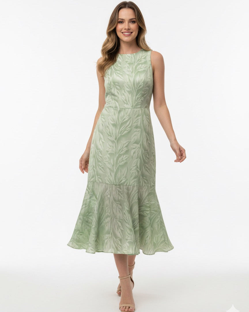 Vestido Midi Acinturado 90214