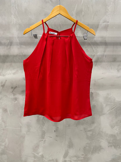 Regata Crepe Alça Fina Lisa 48821