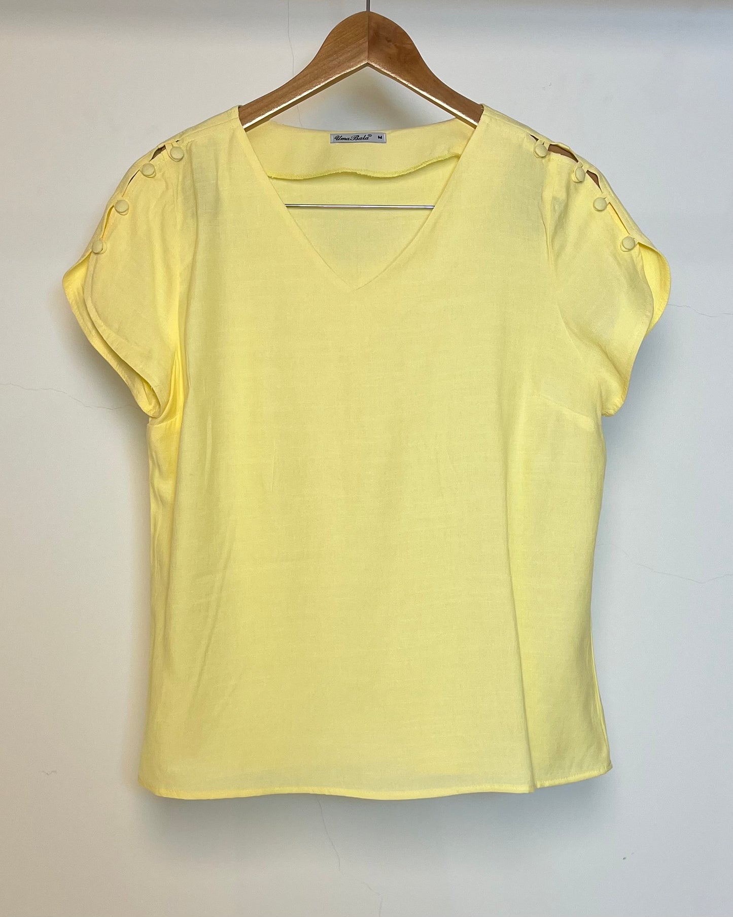 Blusa Botões Decote V 60720