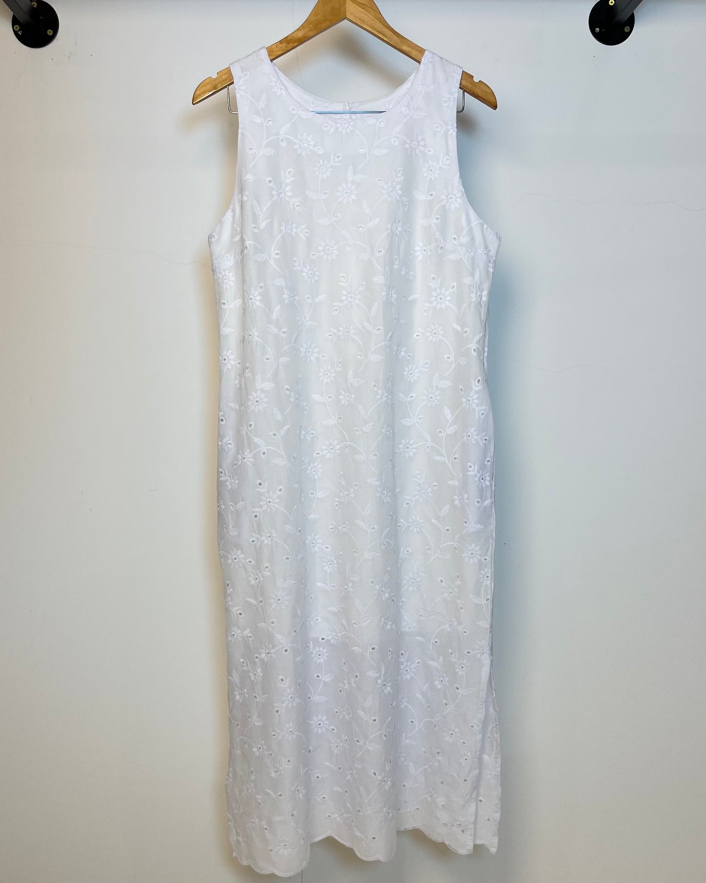 Vestido Midi De Algodão Bordado 91451