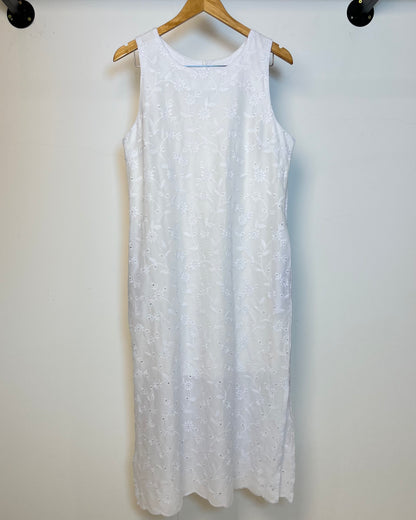 Vestido Midi De Algodão Bordado 91451