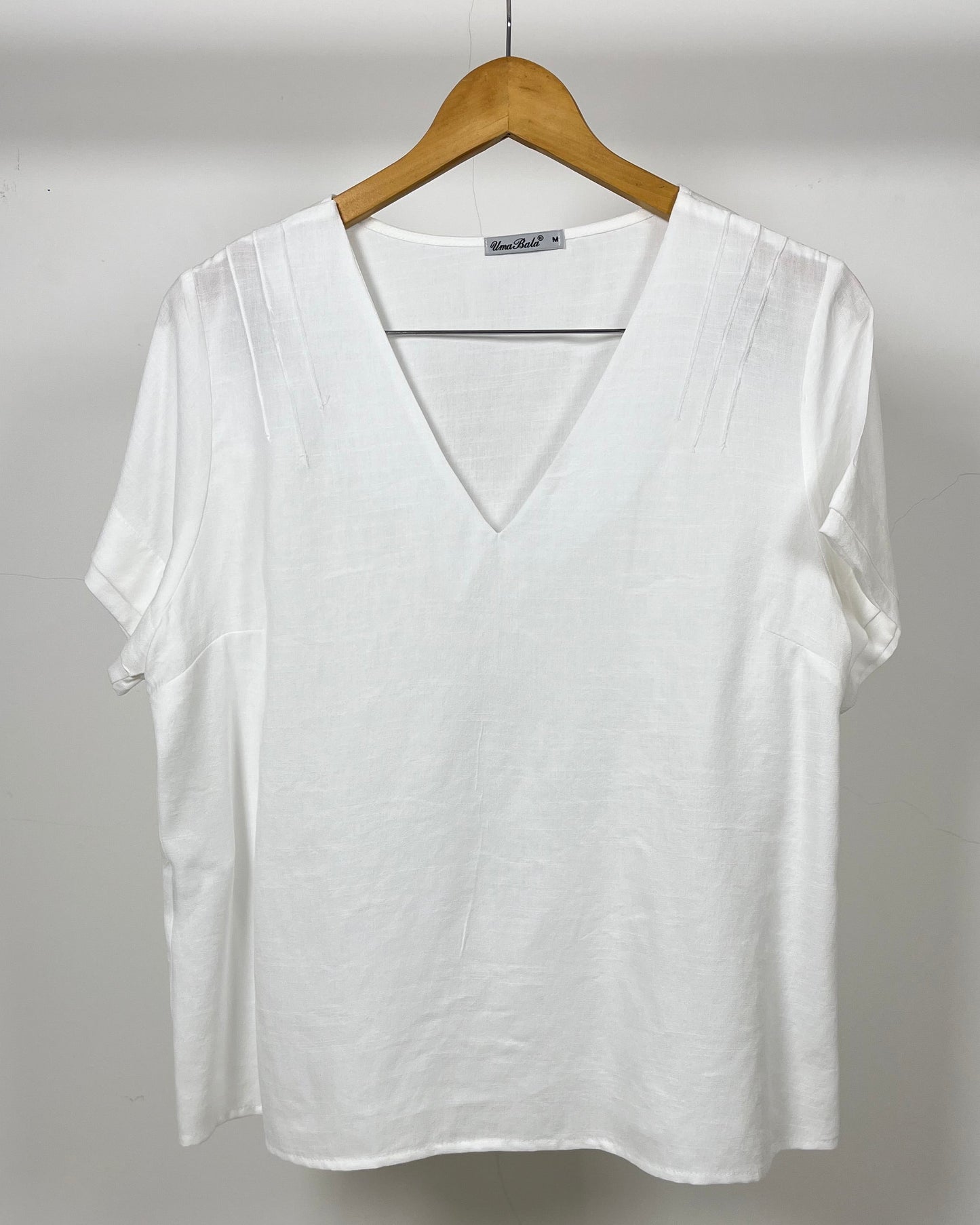 Blusa Manga Curta Decote V 92390