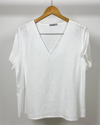 Blusa Manga Curta Decote V 92390