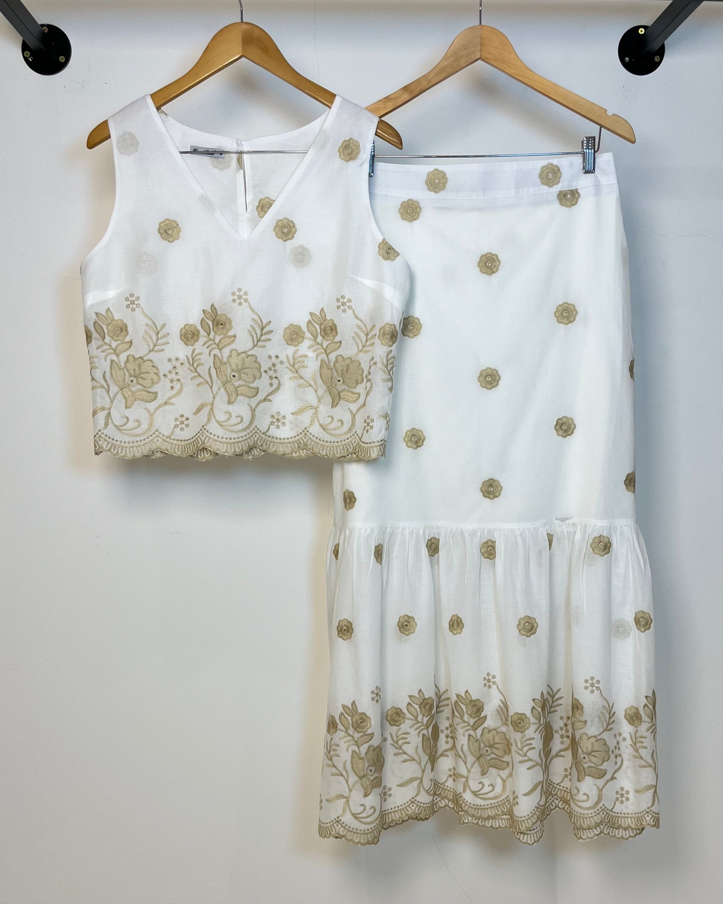 Conjunto Cropped e Saia Longa 91960