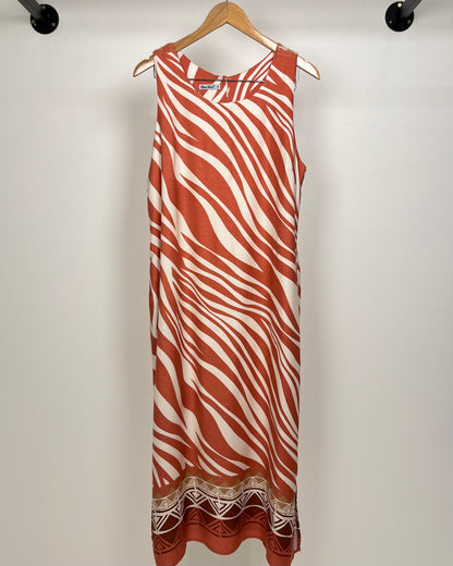 Vestido Midi Regatão Estampado 90506