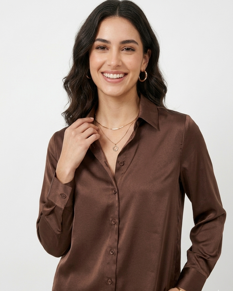 Camisa de Cetim 92460