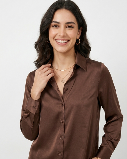 Camisa de Cetim 92460